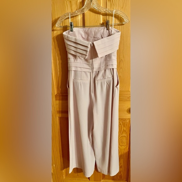C/MEO Collective XS Strapless Pink Zip Romper Jumpsuit Chic Evening Cocktail - Picture 12 of 16